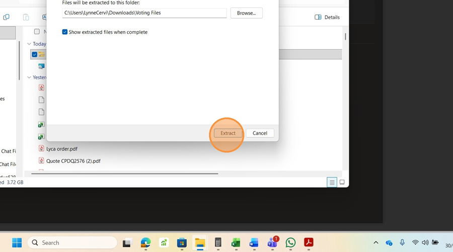How do I access the new course files?